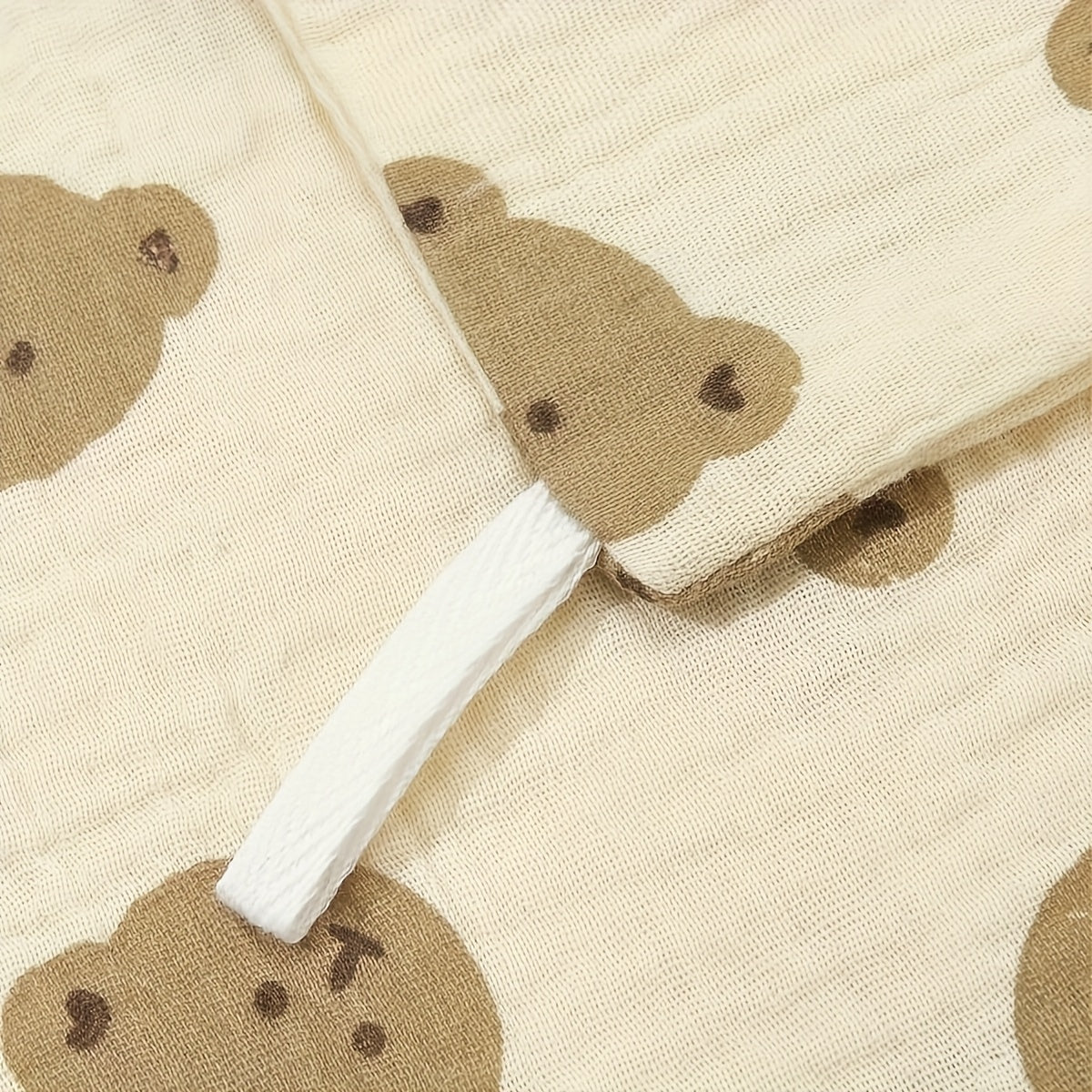 Lot de 5 Langes/Lingettes en Mousseline de Coton