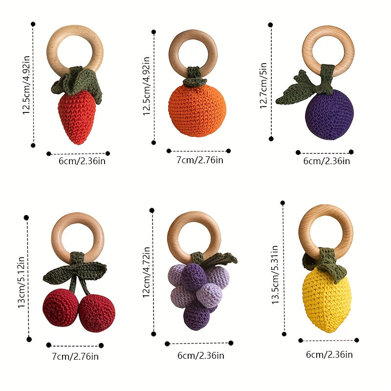 Anneaux de Dentition Sensoriels en Crochet (Fruits)