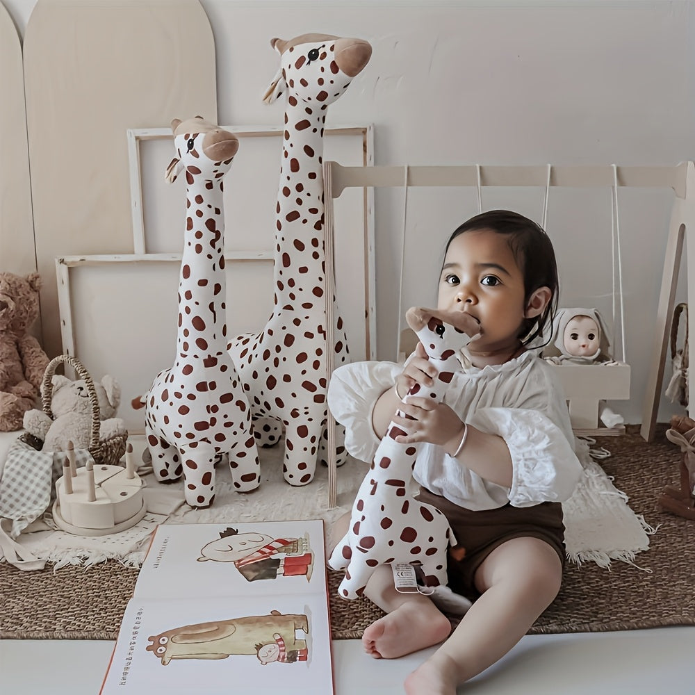 Girafe Géante en Peluche - Doudou Décoratif & Compagnon XXL