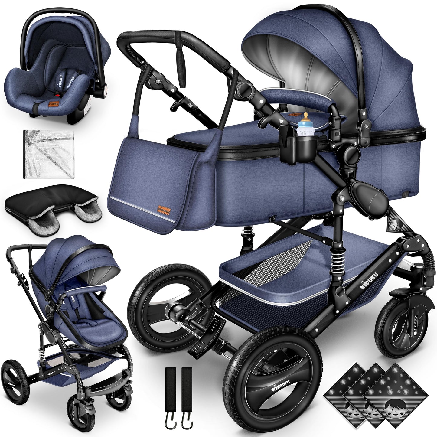 Pousette bébé 3 en 1