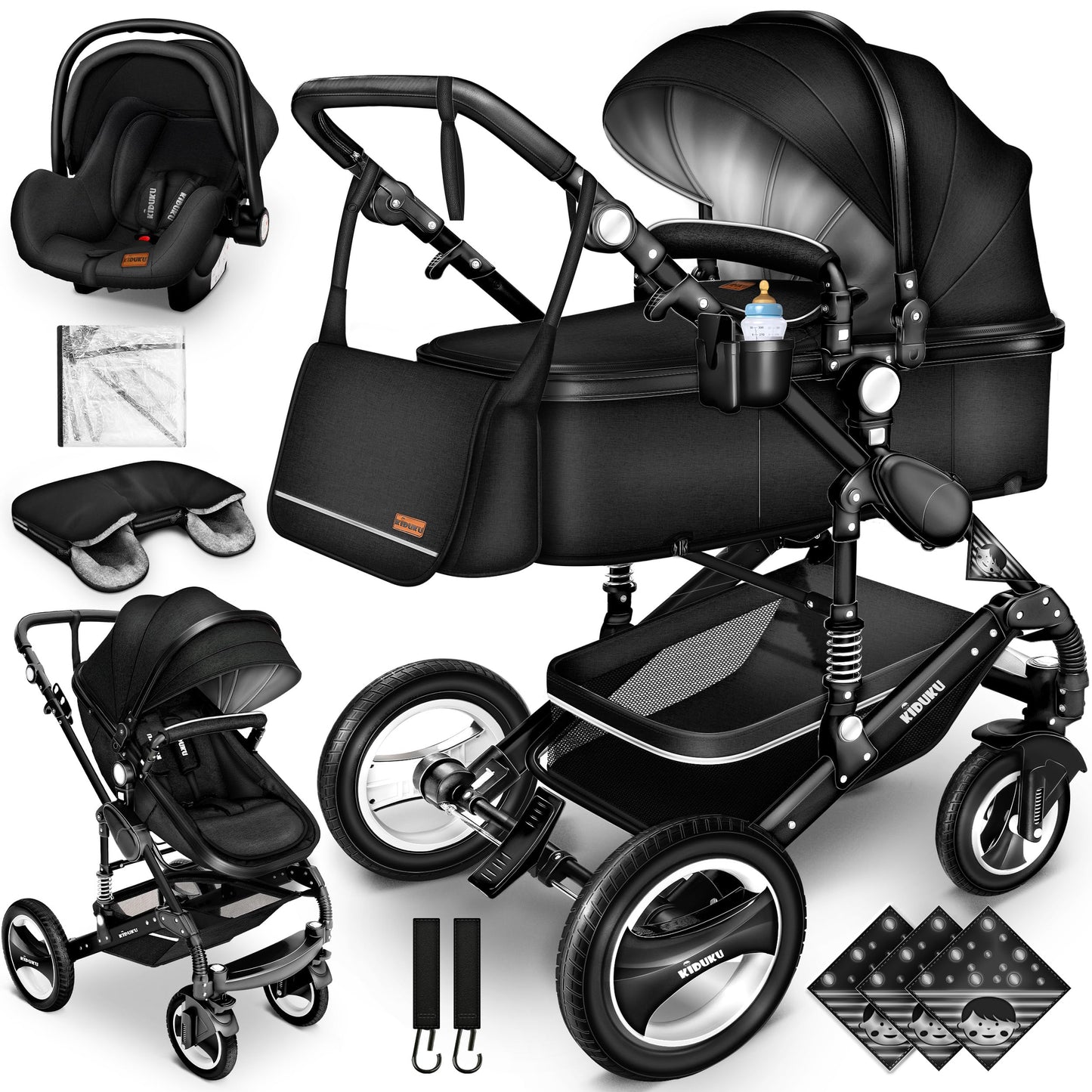 Pousette bébé 3 en 1