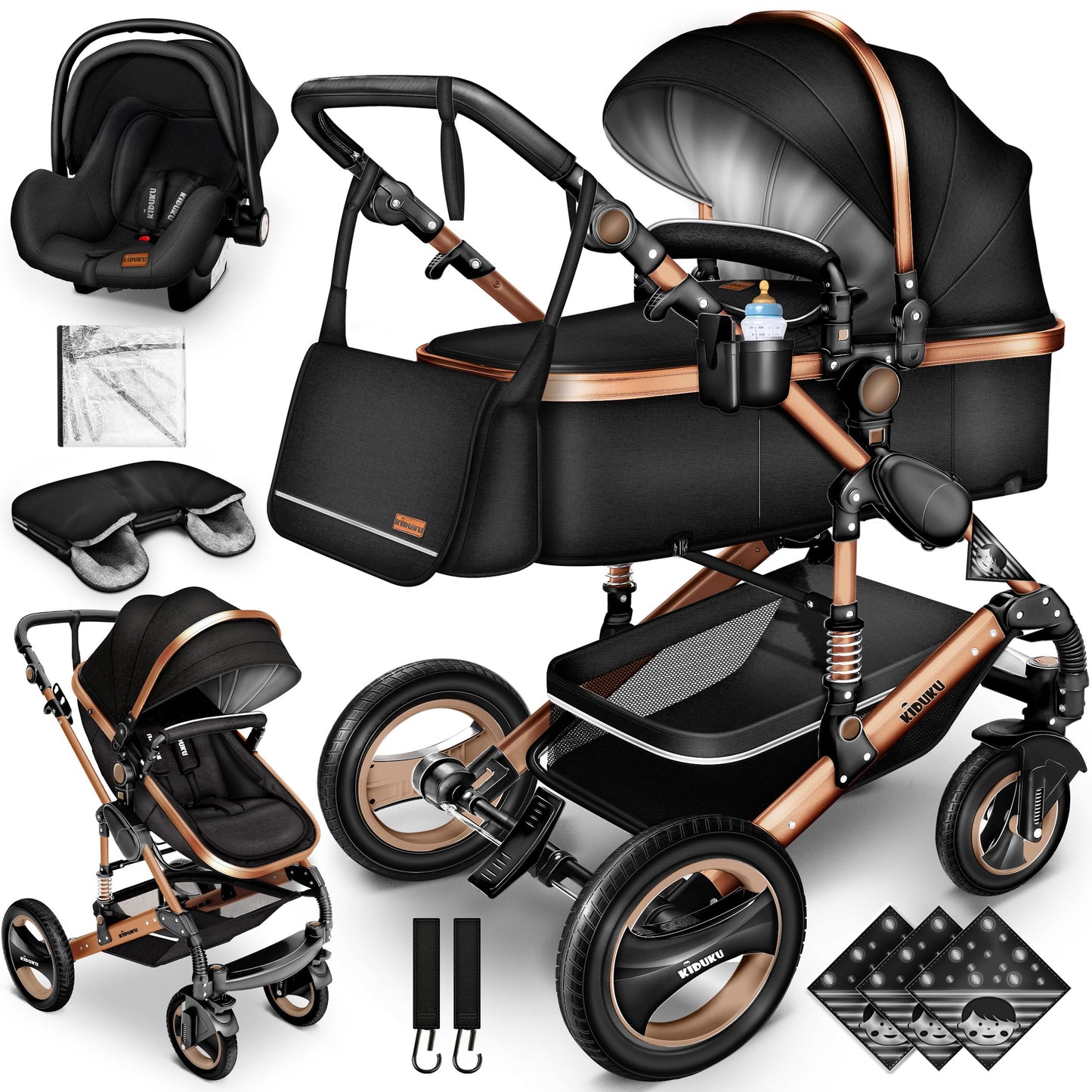 Pousette bébé 3 en 1