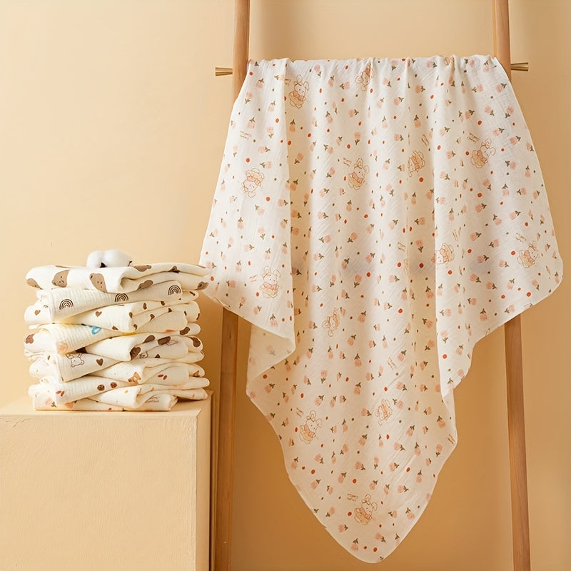 Lot de 3 Langes / Couvertures en Mousseline de Coton