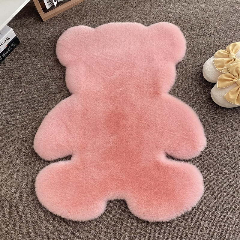 Tapis Moelleux Ours en Fausse Fourrure