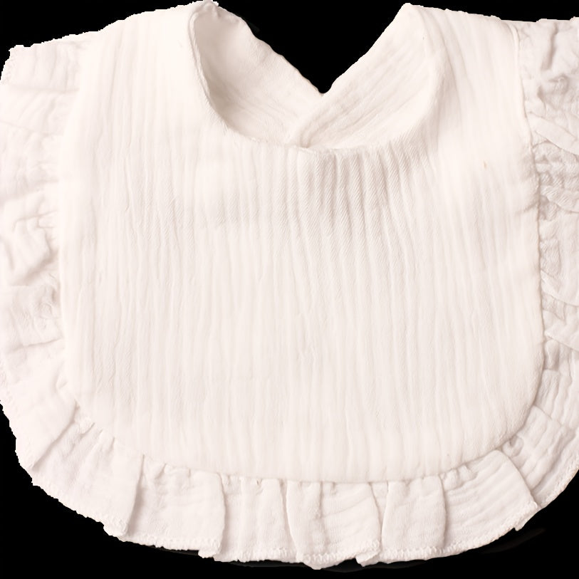 Lot de 5 Bavoirs Bébé en Mousseline de Coton