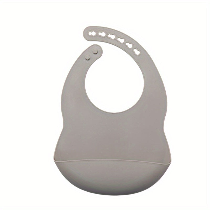 Bavoirs Bébé en Silicone Souple avec Récupérateur