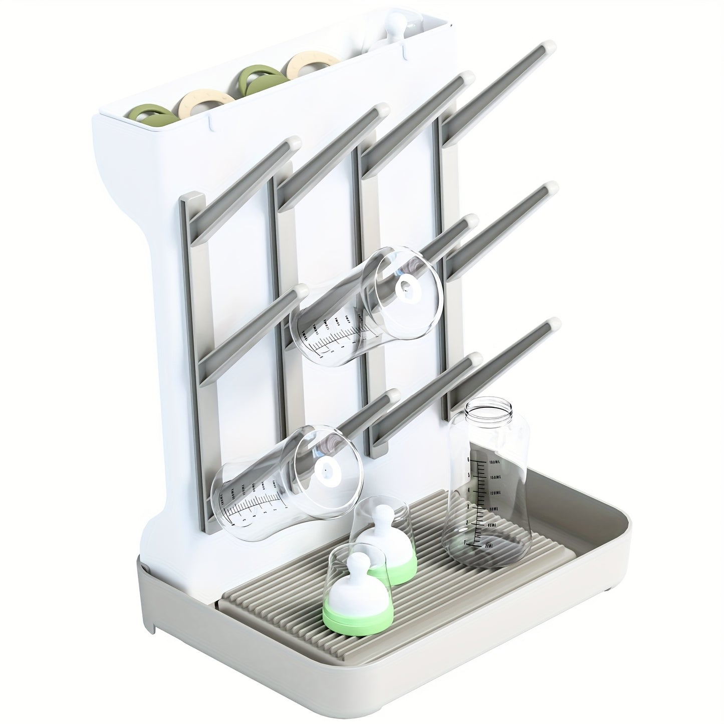 Sèche-Biberons Compact et Évolutif avec Récupérateur d'Eau