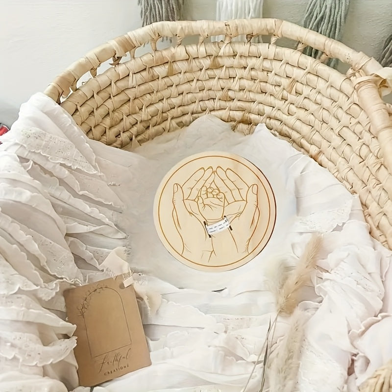 Cercle en Bois Souvenir de Naissance