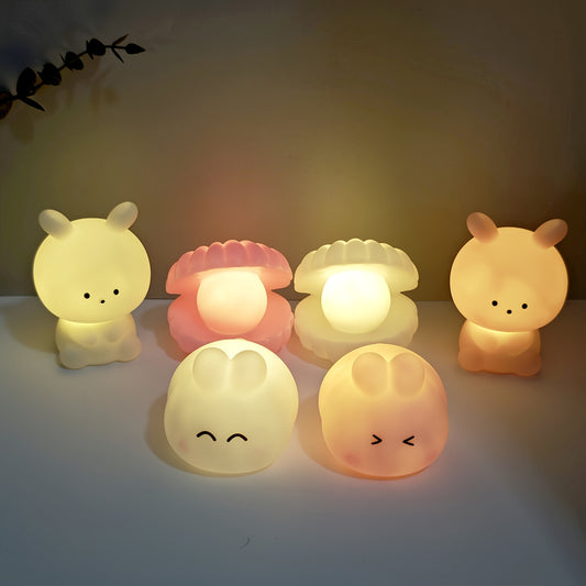 Collection de Veilleuses LED en Silicone Souple