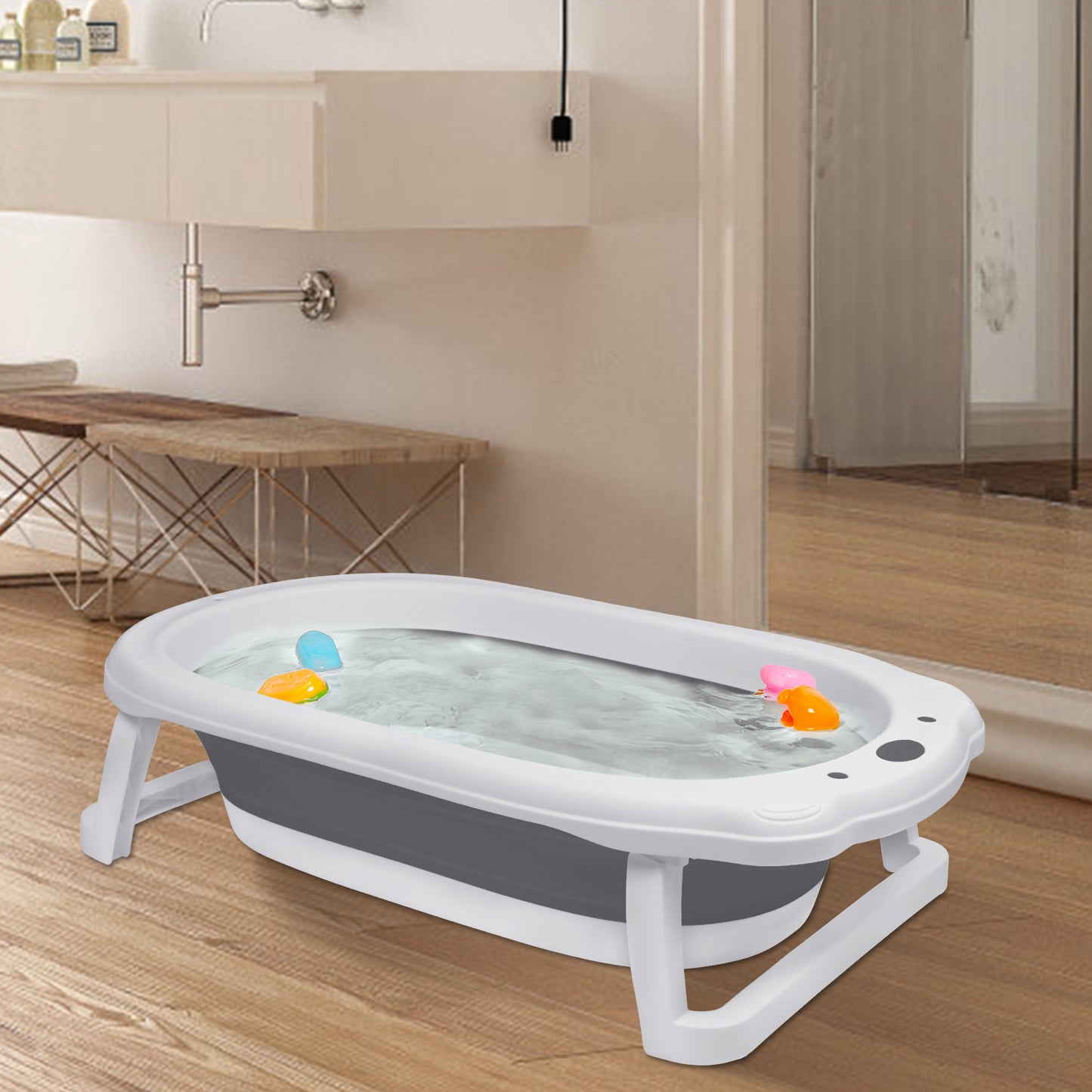 Baignoire Pliable Économiseur d'Espace - Ergonomique et Portable