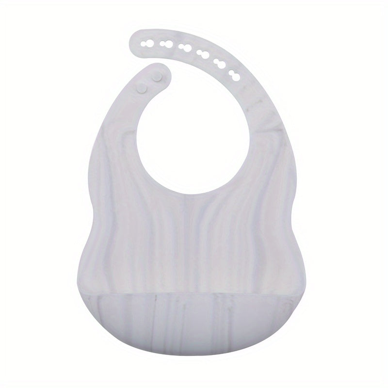 Bavoirs Bébé en Silicone Souple avec Récupérateur
