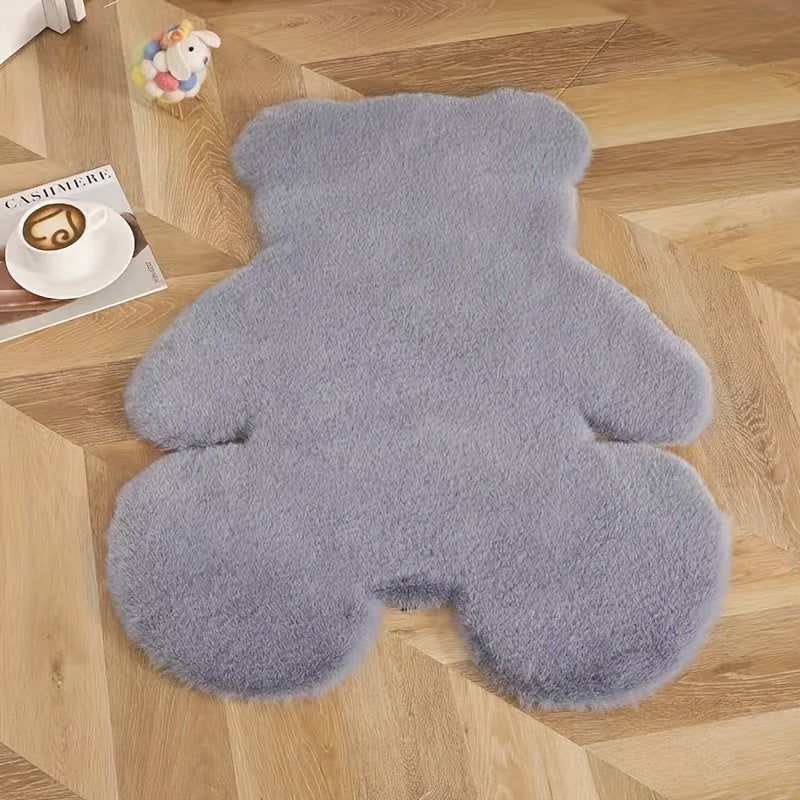 Tapis Moelleux Ours en Fausse Fourrure