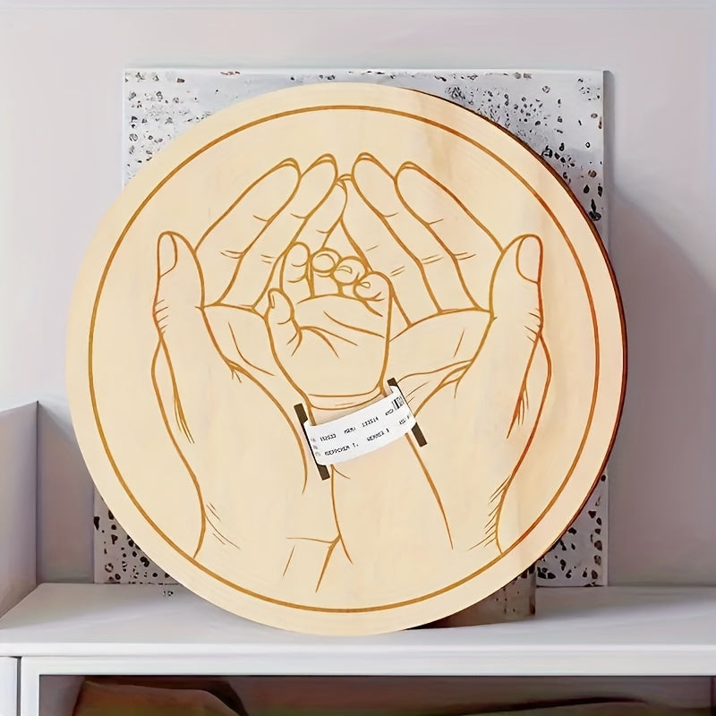 Cercle en Bois Souvenir de Naissance