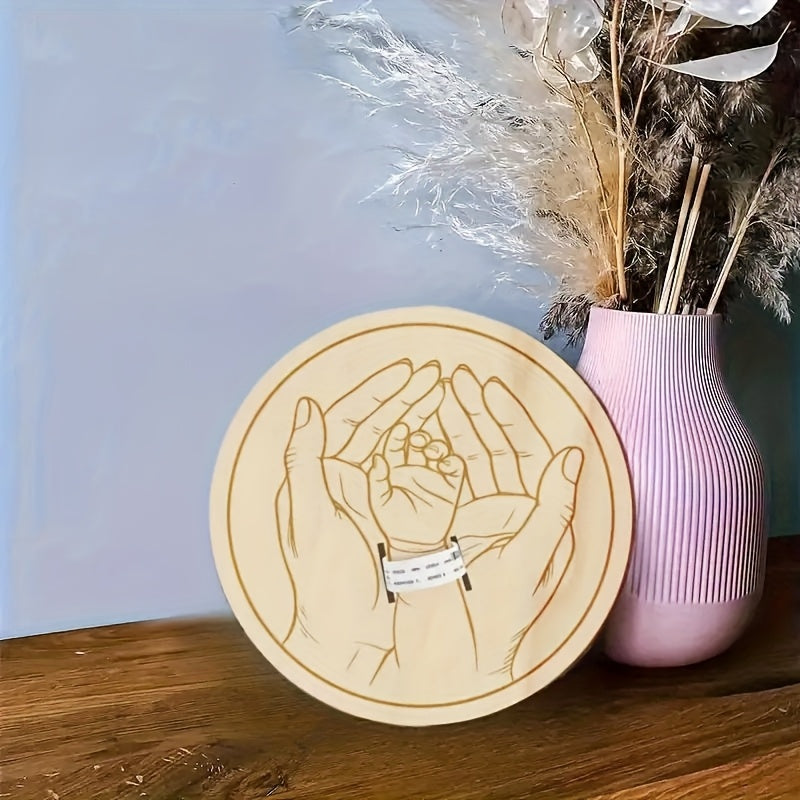 Cercle en Bois Souvenir de Naissance