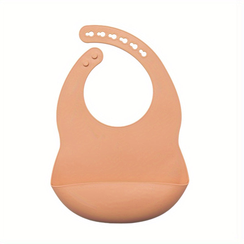Bavoirs Bébé en Silicone Souple avec Récupérateur