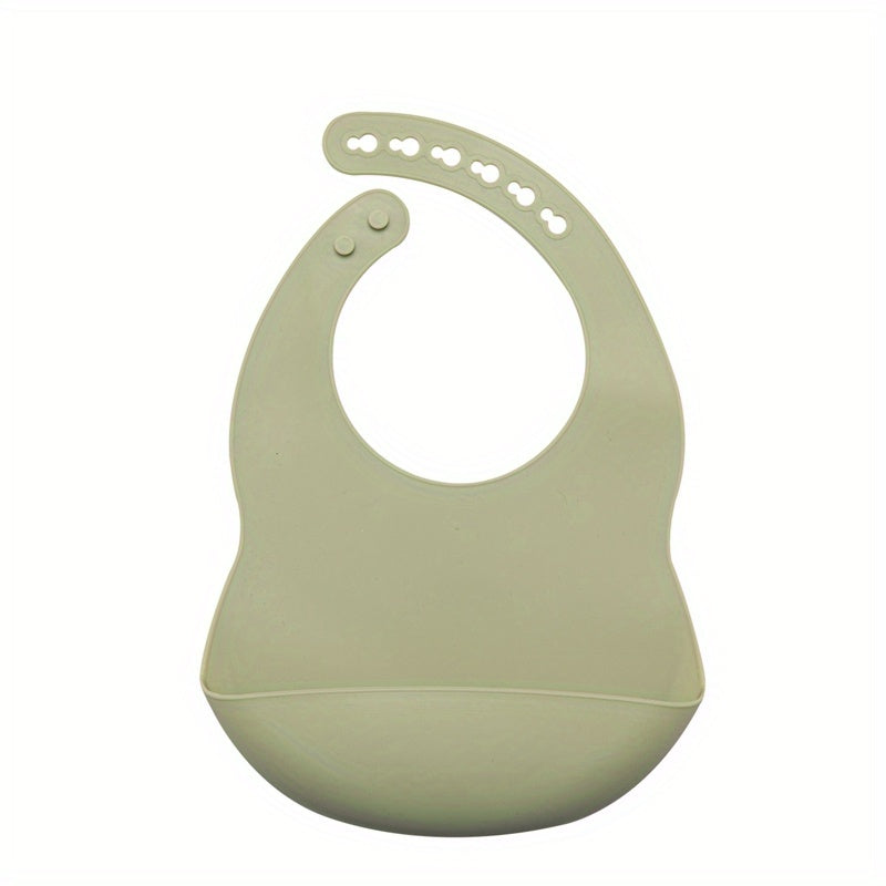Bavoirs Bébé en Silicone Souple avec Récupérateur