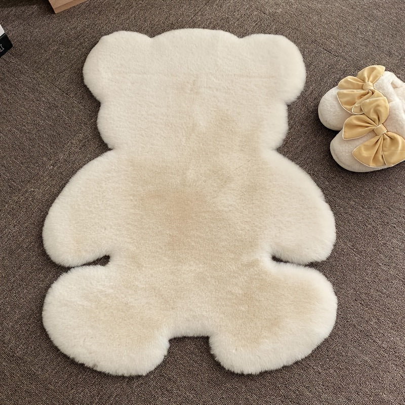 Tapis Moelleux Ours en Fausse Fourrure