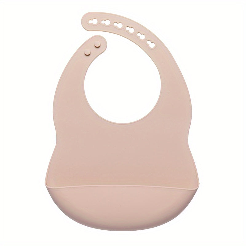 Bavoirs Bébé en Silicone Souple avec Récupérateur