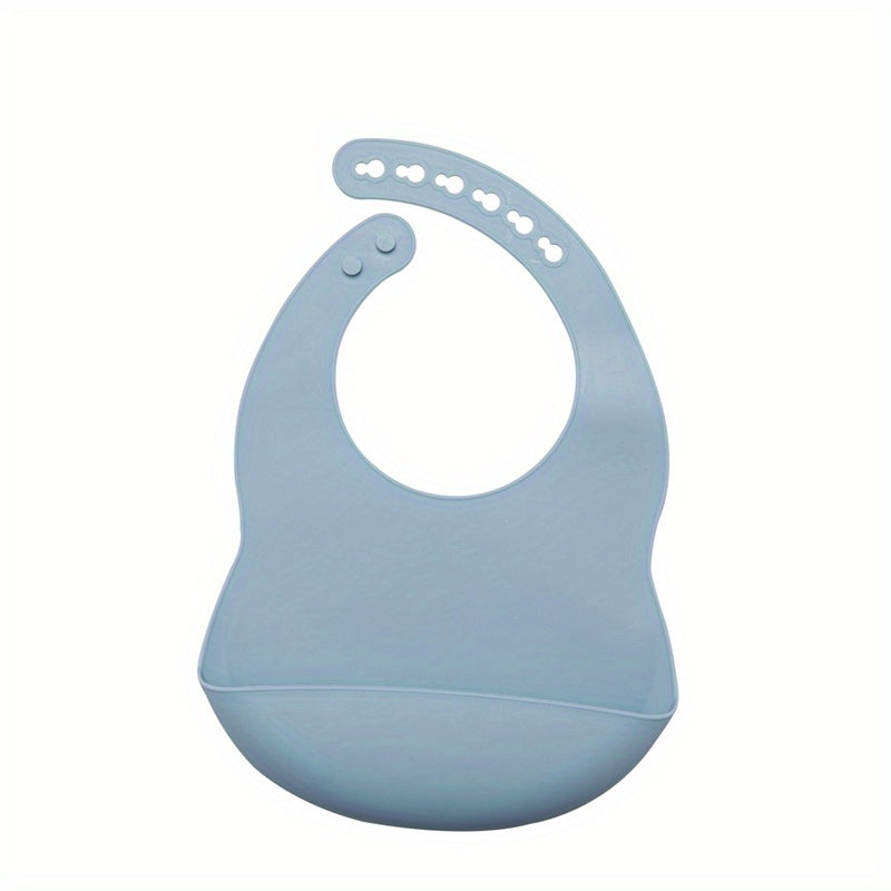 Bavoirs Bébé en Silicone Souple avec Récupérateur