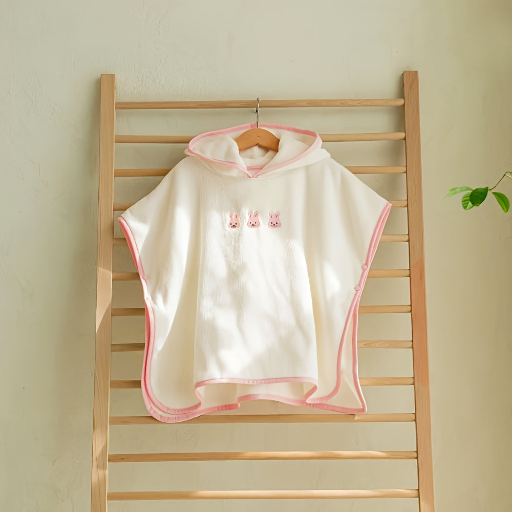 Poncho/Cape de Bain à Capuche pour Bébé