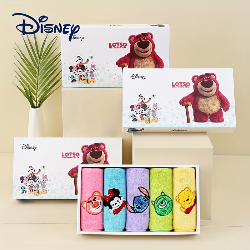 Coffret Cadeau Disney de 5 Serviettes Brodés
