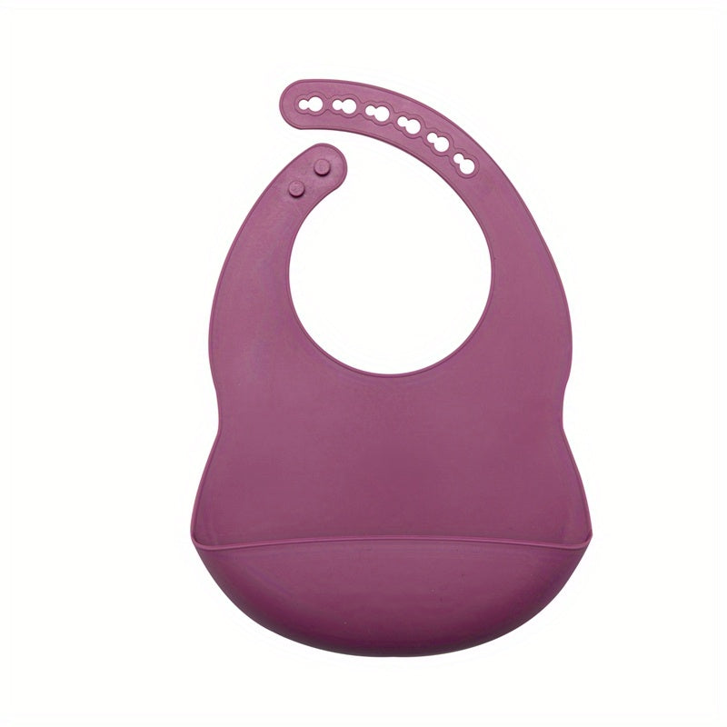 Bavoirs Bébé en Silicone Souple avec Récupérateur