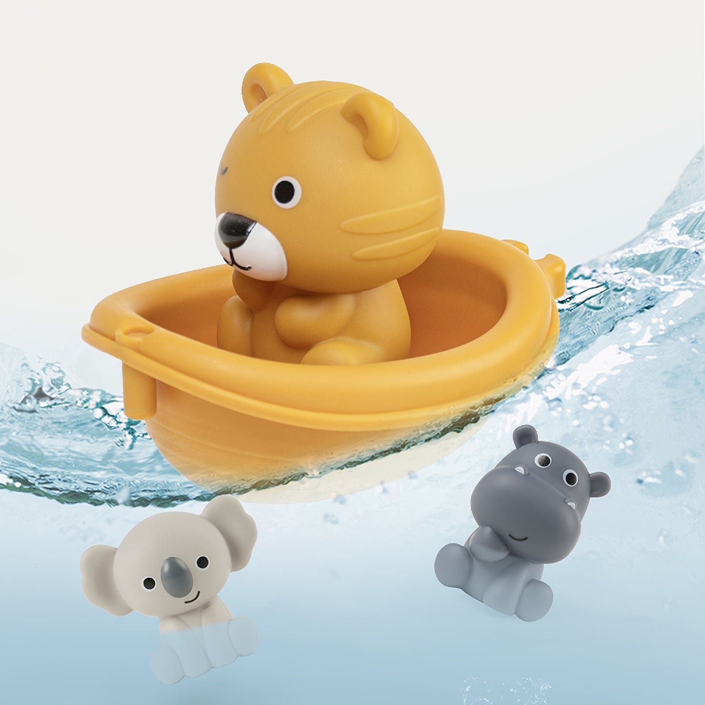 Set de 7 Jouets de Bain en Silicone
