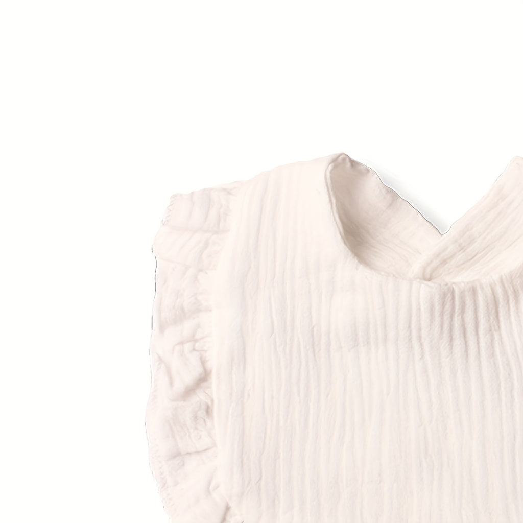 Lot de 5 Bavoirs Bébé en Mousseline de Coton