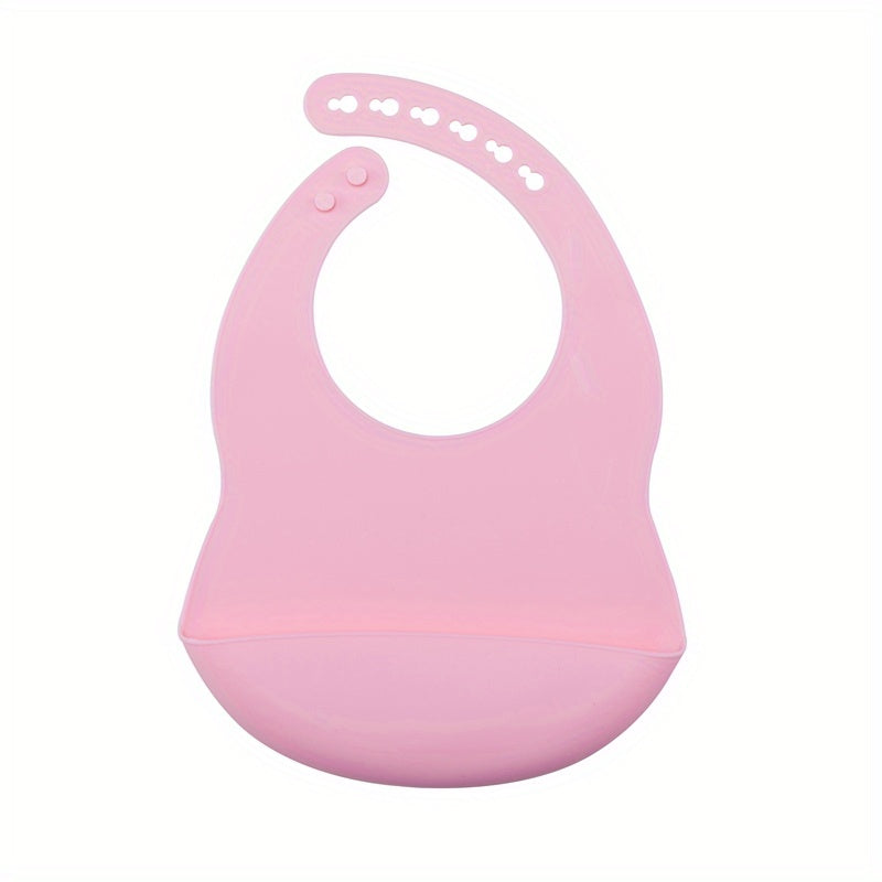 Bavoirs Bébé en Silicone Souple avec Récupérateur