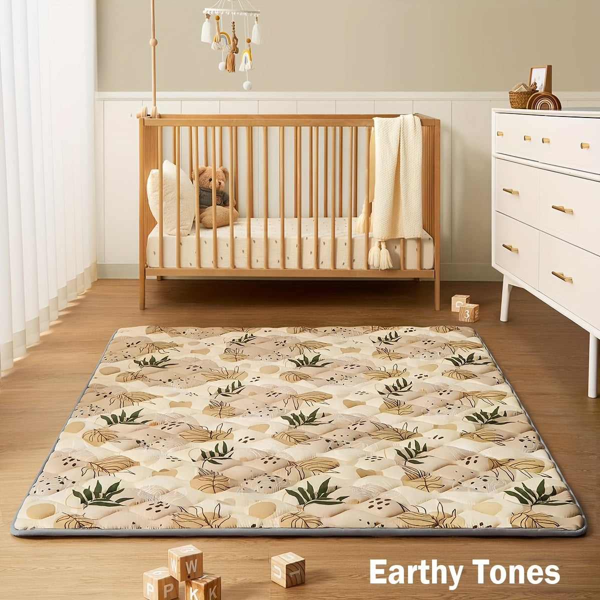 Tapis de Sol Moussé Grand Format pour Parc ou Aire de Jeu Bébé