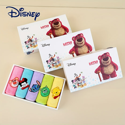 Coffret Cadeau Disney de 5 Serviettes Brodés