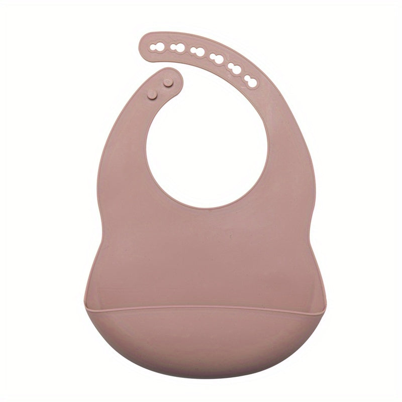 Bavoirs Bébé en Silicone Souple avec Récupérateur