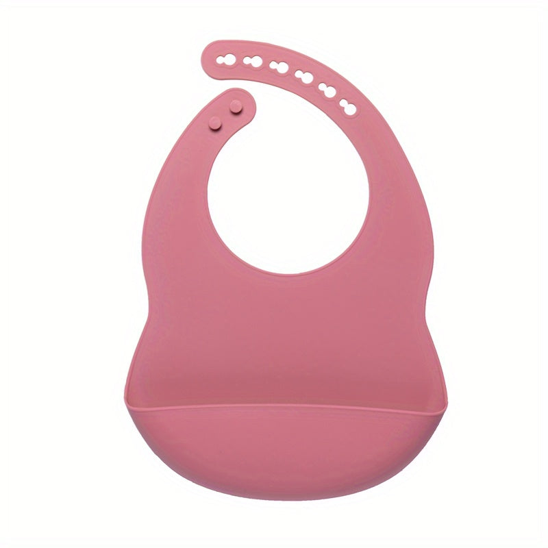 Bavoirs Bébé en Silicone Souple avec Récupérateur