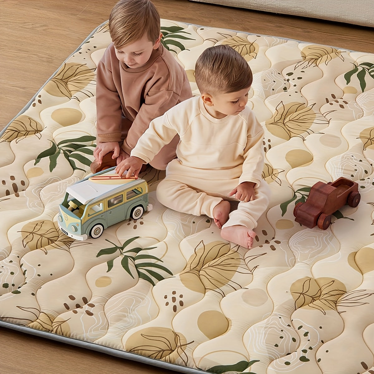 Tapis de Sol Moussé Grand Format pour Parc ou Aire de Jeu Bébé