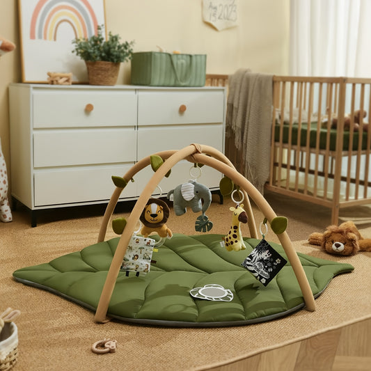 Tapis d'Éveil et Arche en Bois