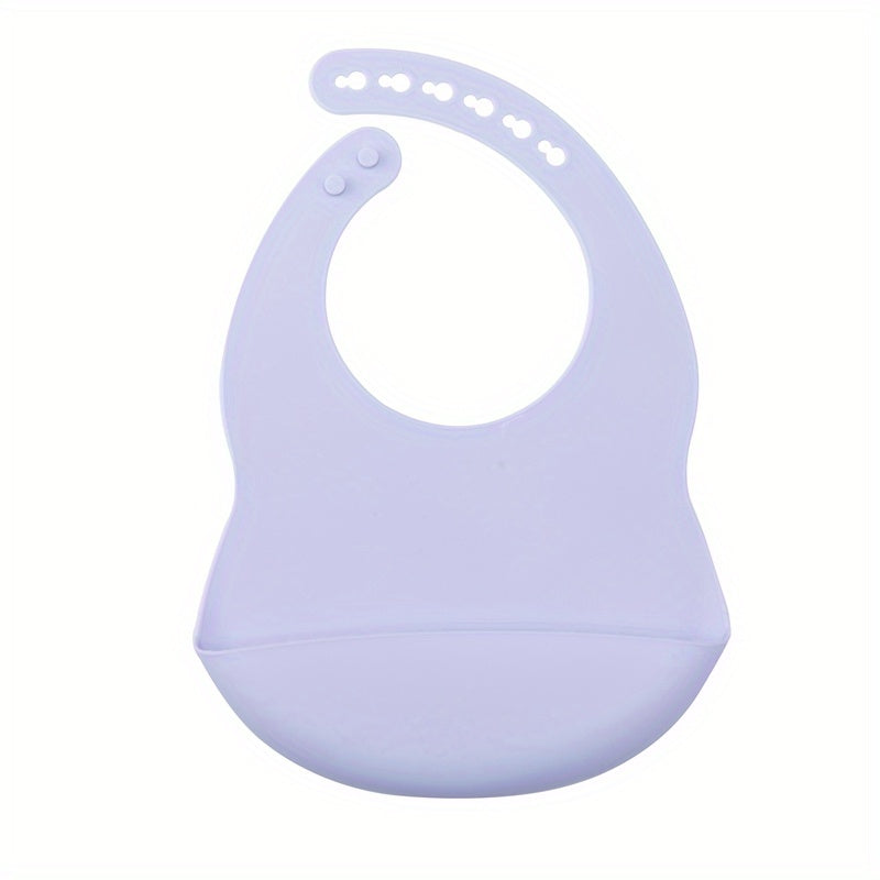 Bavoirs Bébé en Silicone Souple avec Récupérateur