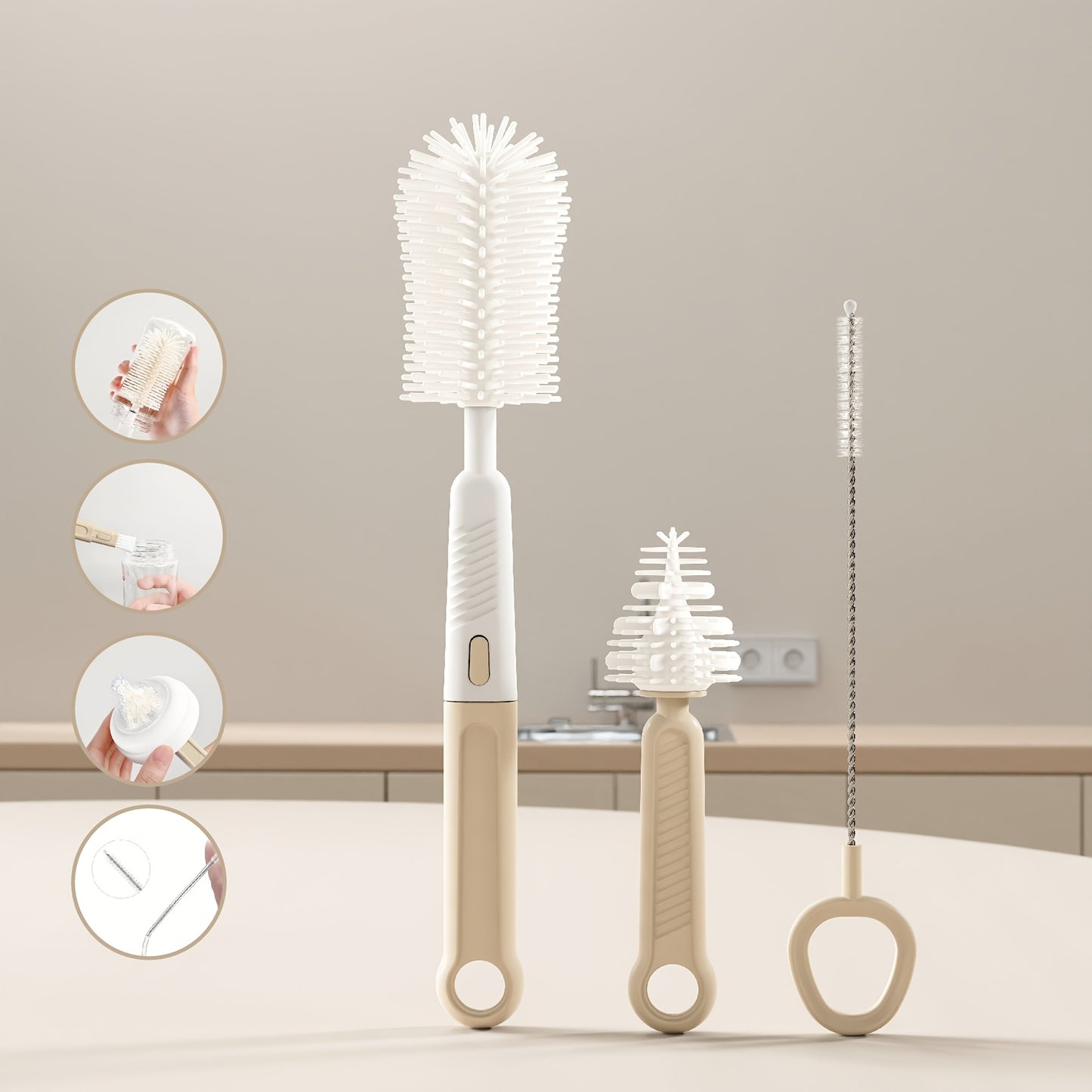 Kit de Nettoyage Biberon 4-en-1 Multifonction