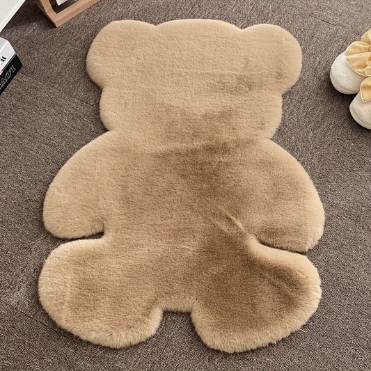 Tapis Moelleux Ours en Fausse Fourrure