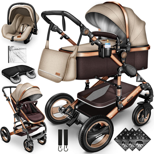 Pousette bébé 3 en 1