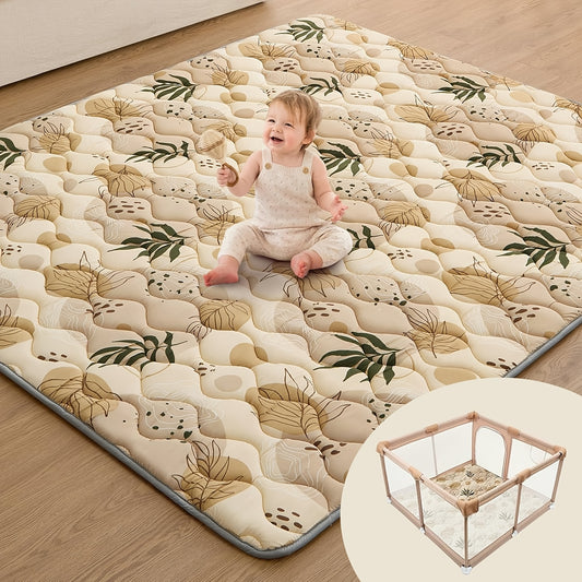 Tapis de Sol Moussé Grand Format pour Parc ou Aire de Jeu Bébé